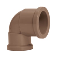 Joelho Soldável Em Pvc Marrom 60mm 96032 Plastubos